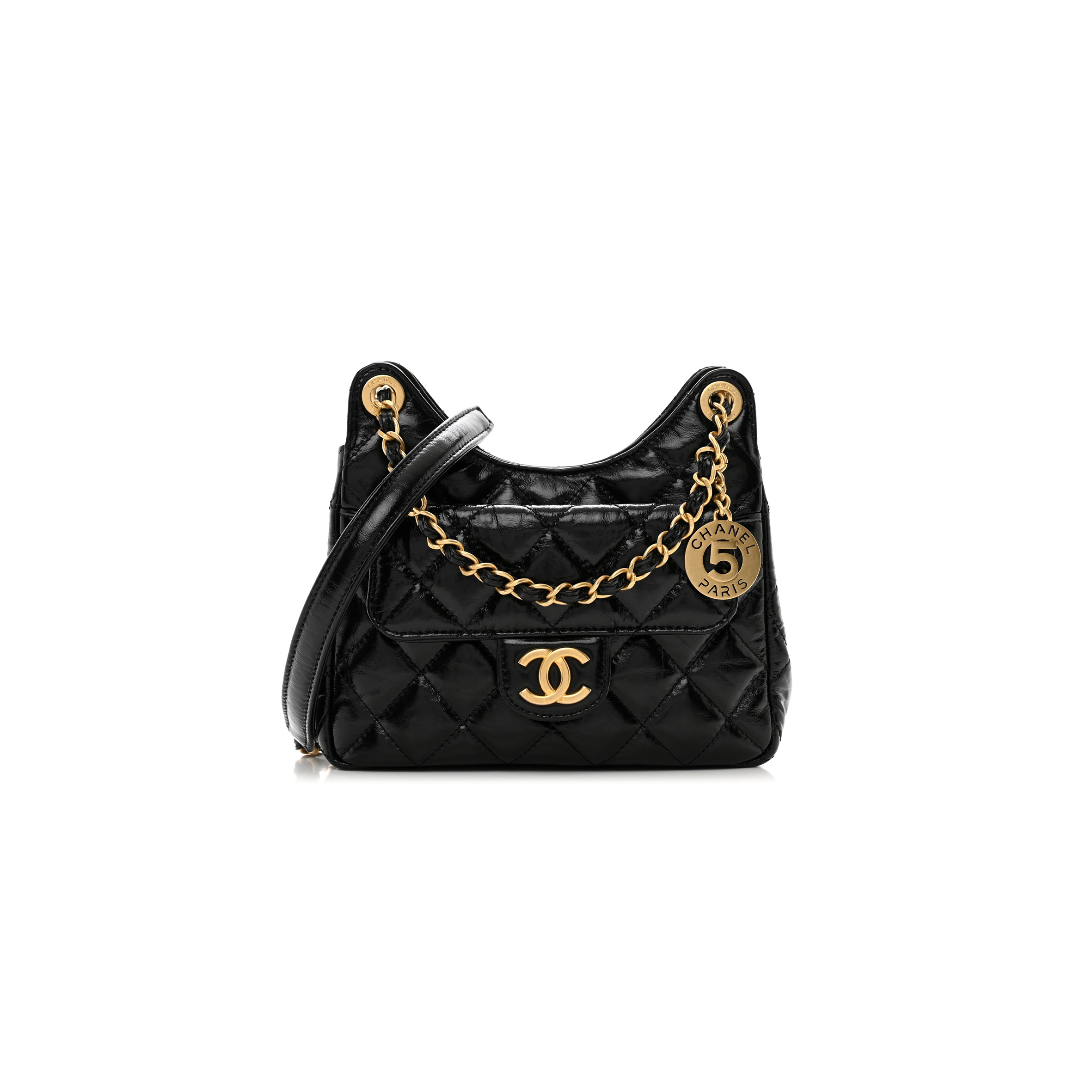 CHANEL MASTER HOBO SMALL GENIE CROSSBODY BAGS (19*17*16cm)